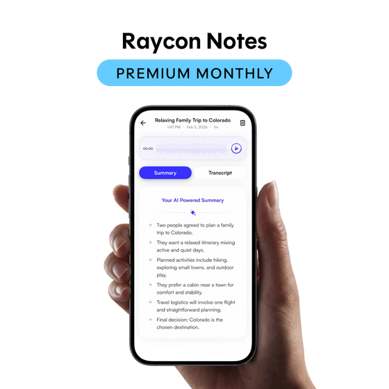 Raycon Notes App - Premium